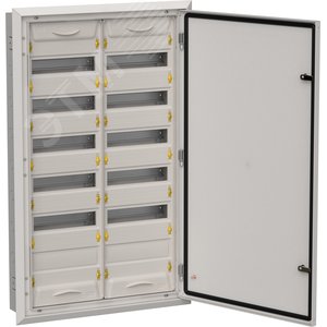 TITAN 5 Корпус металлический ЩРв-144 (2х72) 1005х625х130мм IP31 серый (одна дверь)