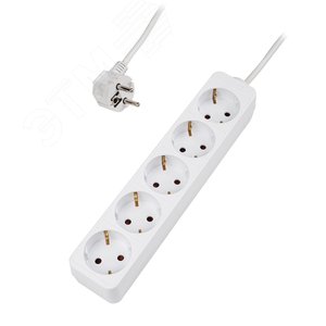 Удлинитель бытовой ФАZА FEG-05-150 5x1,5 с заземлением