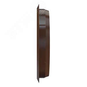 Решетка переточная круглая D50 с фланцем D45, комплект из 4 шт, цвет Коричневый