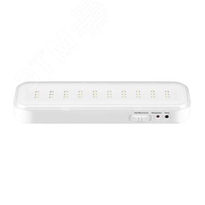 Светильник аварийный светодиодный LEDх30 6ч постоянный с наклейкой ВЫХОД IP20