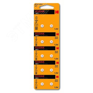 Батарейка AG12 (386) LR1142, LR43 [KAG12-10] MAX Button Cell (100/1000/70000)