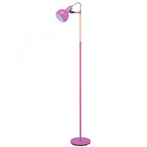 Торшер UML-T702 E14 PINK напольный под лампу Е14 60W с регулировкой наклона Механический выключатель Розовый ТМ
