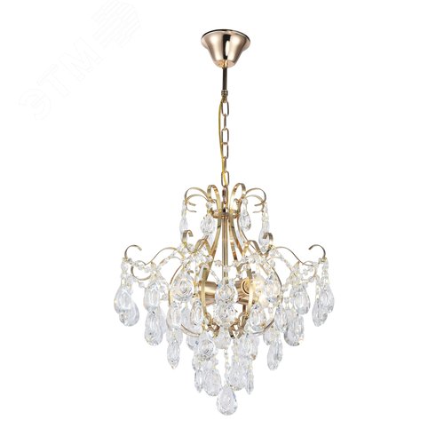 Люстра 4xE27 60Вт 1031-304 хрусталь классика Thea Rivoli