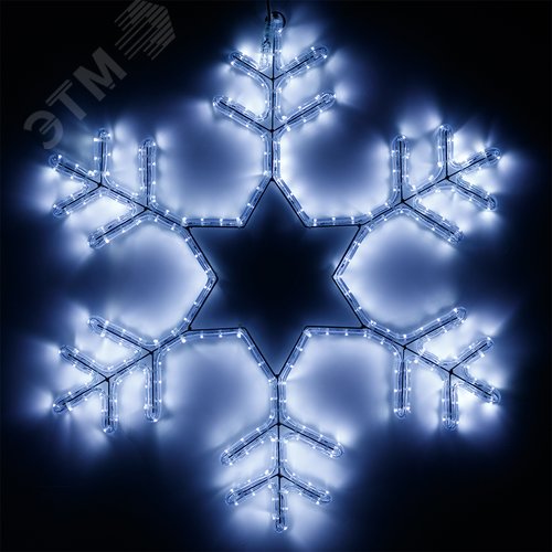 Фигура ARD-SNOWFLAKE-M4-750x750-324LED White 230V, 18W Ardecoled, IP65