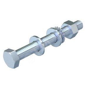 Комплект Болт+Шайба+Гайка M10x30
