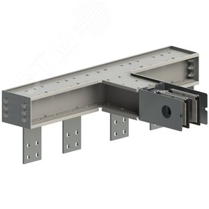 Секция магистральная присоединительная ШМА-5 1250А IP55 AL 3P+N(100%)+PE (корпус) к трансформатору (подключение горизонтально из центра) ШМА 5.10.1250.554