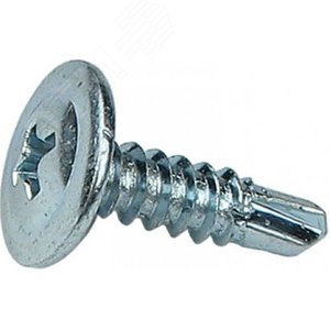 Саморез 4,2х25 с прессшайбой, Сверло, цинк