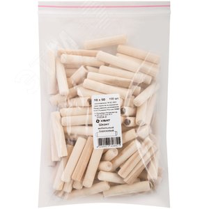 Шкант мебельный 10х50 березовый (100шт)