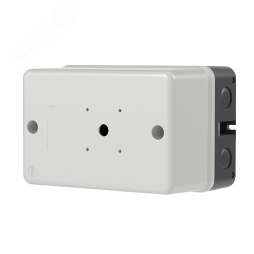 Пластиковый бокс для DMP32 с доп.контактами с черной ручкой типа IP65 кабельные вводы 2хM25 сверху и снизу, 2хM20 с тыльной стороны