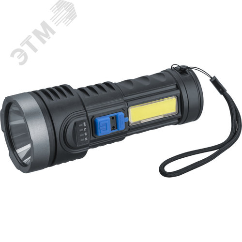 Фонарь светодиодный NPT-CP28-ACCU для работы 1 LED, 1В + 1 СОВ, 3Вт