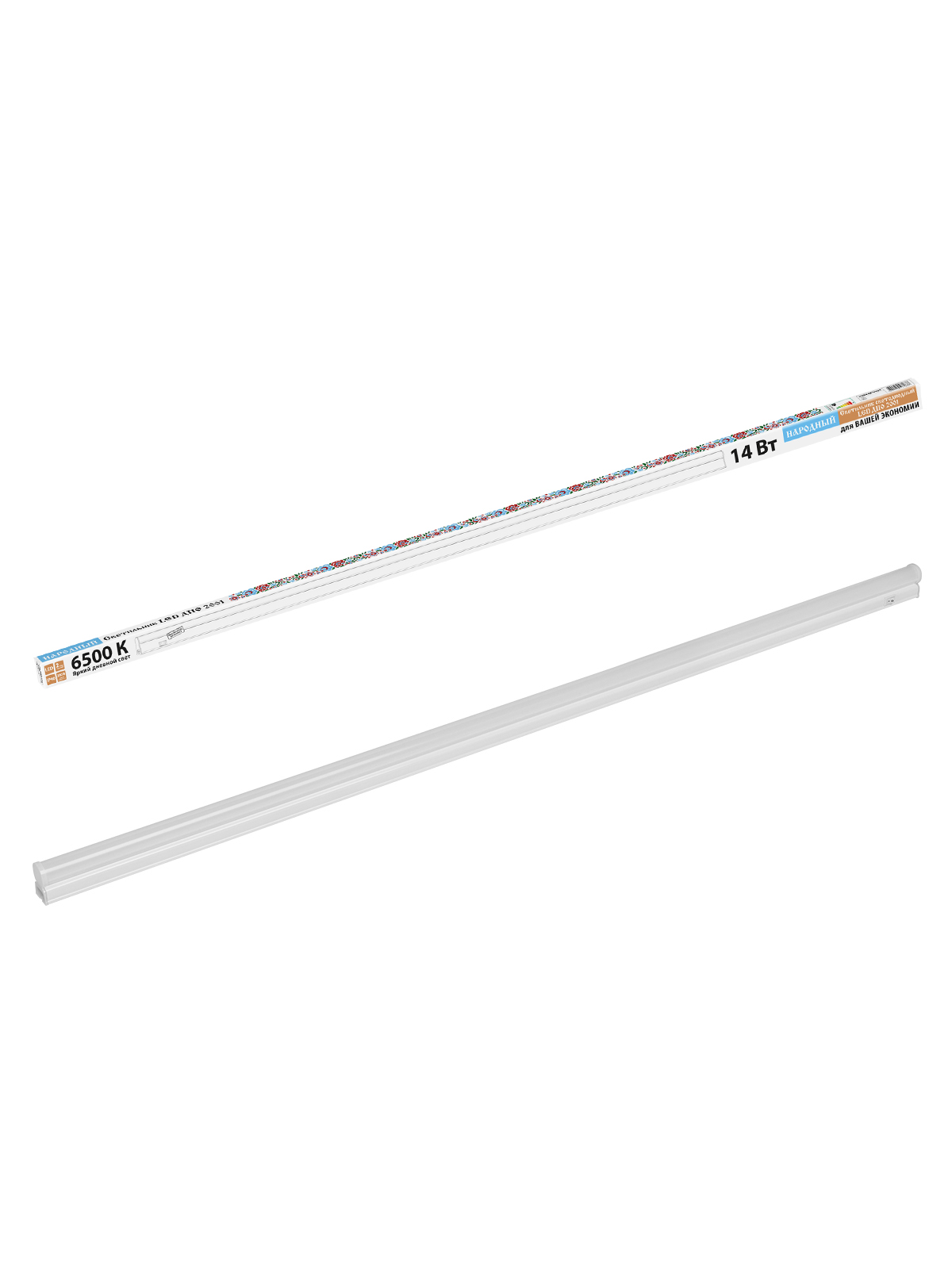 Светильник LED ДПО 2001 14 Вт, 6500К, IP40, Народный