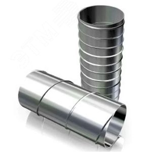 Воздуховод круглый из оцинкованной стали толщиной 0,5мм L1250, D125