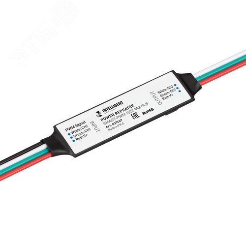 Усилитель 12-24 V 2 x 2.5A IARL IP20 пластик 5 лет SMART-PWM-1022-MIX-SUF INTELLIGENT