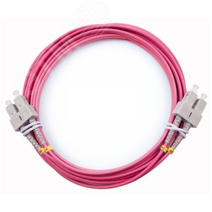 Патч-корд оптический duplex 7м SC-SC 50/125MM OM4 LSZH