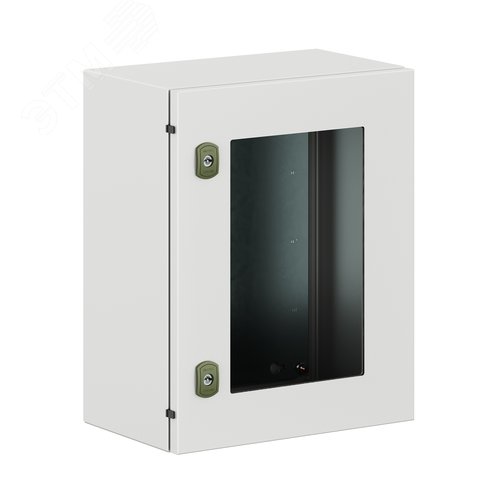 Корпус навесной уличный ST Outdoor с М/П с прозрачной дверью ВxШxГ 500x400x250 мм, IP66