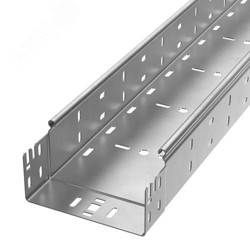 Лоток перфорированный Профи INOX (AISI 304) 150х80x3000 (1,0 мм) (6 м/уп)