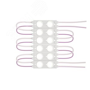 Модуль светодиодный 12Вт/м 12В 6500К IP65 24LED/м  MZ2835-03-12V-2835-IP65-5m-6500