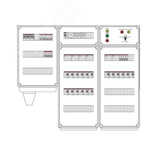 Щит управления электрообогревом HS 18x3400 D316 (в комплекте с терморегулятором и датчиком температуры)