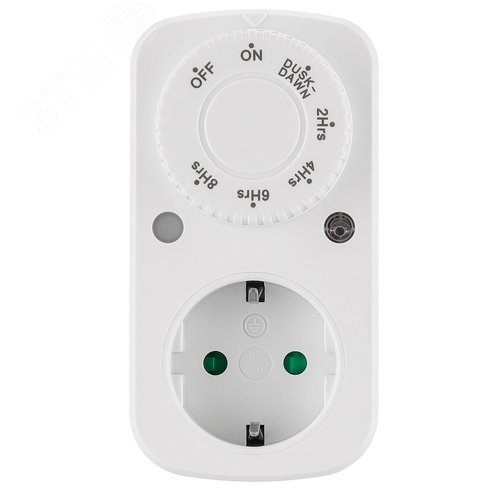 Розетка с таймером с датчиком освещеноости 3600W/16A Feron