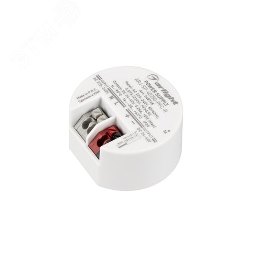 Блок питания ARJ-SP-40250-PFC-R (10W, 24-40V, 250mA) (ARL, драйвер для светодиодов и светильников, IP20 пластик, 5 лет)