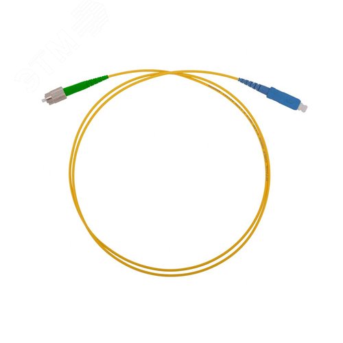 Патч-корд оптический ШОС-SM/2.0 мм-FC/APC-SC/UPC-1.0м HS