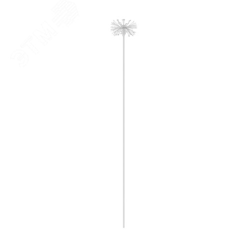 Светильник KT-DANDEL-BOLL-H705-0.5W Warm3000 (WH, 24 deg, 24V) (ARL, IP65 Металл, 3 года)