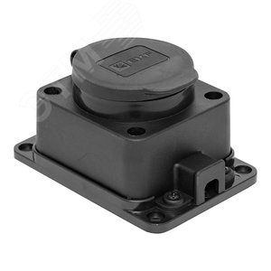 Розетка настенная с защитной крышкой каучуковая 230В 2P+PE 16A IP44 PROxima