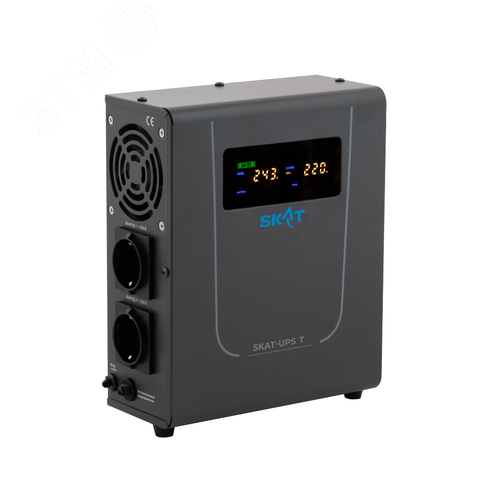 Источник бесперебойного питания SKAT-UPS 300T Lin e-Interactive 220В, 300ВА, работает от 1 внешней АКБ