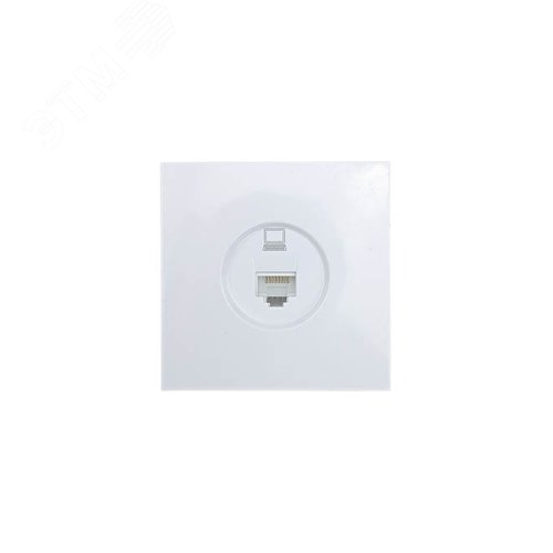 ZIMA Розетка компьютерная белая Lezard 704-0288-139