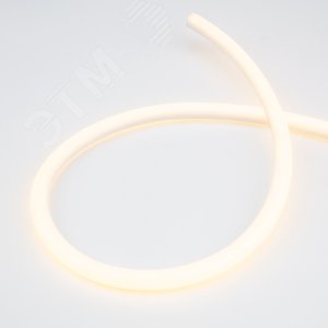 Неон гибкий LED 360, круглый, теплый белый, 50 м