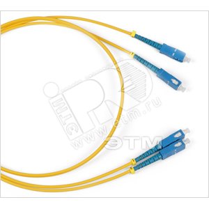 Патч-корд оптический SM 9/125 (OS2) SC/UPC-SC/UPC 2мм duplex LSZH 1м