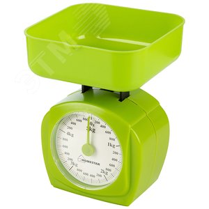 Весы кухонные механические HS-3005М до 5 кг, цвет зеленый