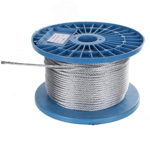 Трос стальной DIN 3055 5мм (100м/уп)