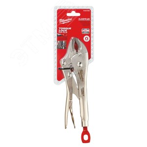 Ручной инструмент зажим 10'' TORQUE LOCK закругленные губки