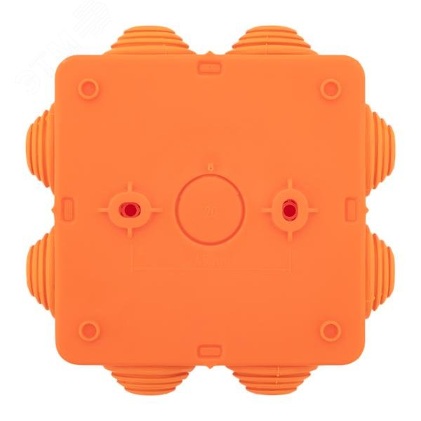 Коробка огнестойкая E45 85х85х40мм с клеммниками 4 полюса 0,5-4мм2 IP55 HF EKF