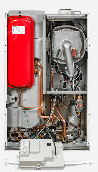 Котел газовый NUVOLA DUO-TEC+ 16 настенный 16 кВт конденсационный двухконтурный с закрытой камерой сгорания с встроенным бойлером из нержавеющей стали емкостью 45 л, с прогрессивным модуляционным насосом