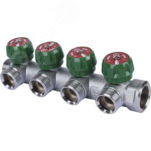 Коллектор распределительный 3/4'x4 выхода 3/4' ЕК