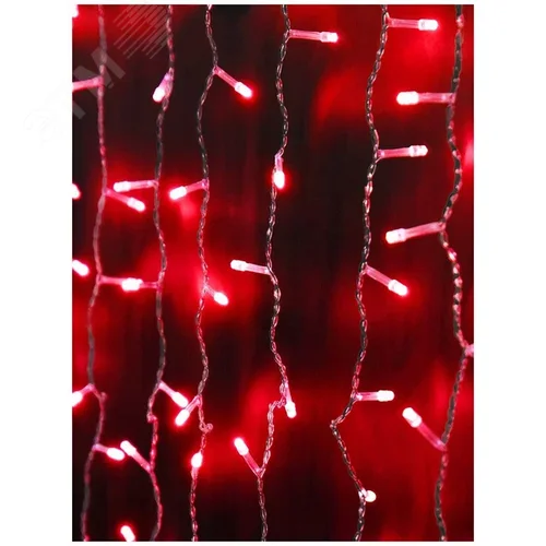 Электрогирлянда Занавес LDCL368-R-E 150x150 368L LED. красный