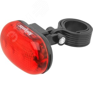 Фонарь светодиодный NPT-B02-2AAA 3LED велосипедный металл+пластик
