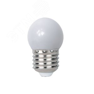 Лампа светодиодная LED 1Вт E27 3000K шар G45 для Белт лайт 230/50 -40...+50 градусовC