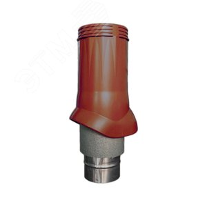 Выход вентиляционный пластиковый изолированный D125/160, цвет Brown
