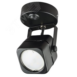 Светильник DLC-S613 GU10/B BLACK декоративный накладной серия Sotto Без лампы цоколь GU10 Выкл на корпусе Металл Черный TM Fametto