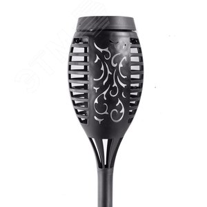 Светильник садовый на солнечной батарее USL-S-184/PM495 SMALL TORCH-1 Маленький факел-1 12 светодиодов Эффект пламени 1х2/3ААА Ni-Mh аккумулятор в/к IP44