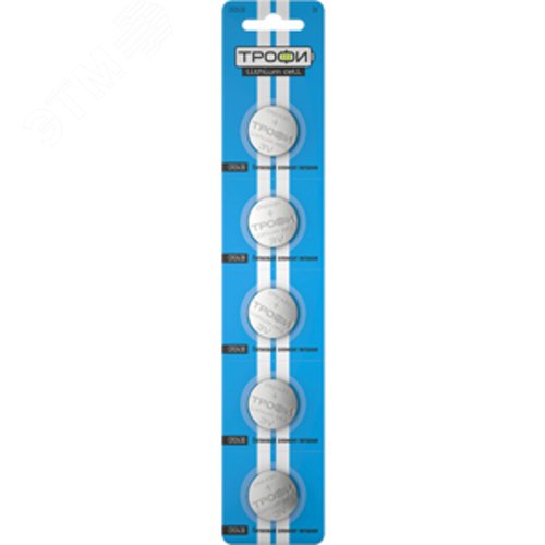 Батарейка Трофи CR2430 5BL ENERGY POWER Lithium (100/1000/32000)