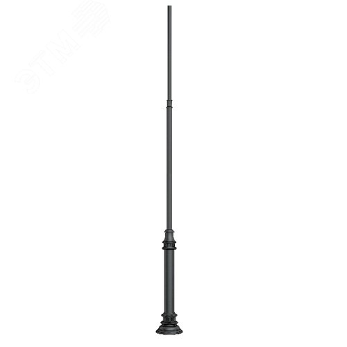 Опора освещения фланцевая OXOR-OT3-DE-D160-L3500 BK ARL, сталь