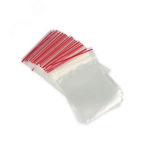 Пакеты с замком Zip Lock ПВД размер 8х12 см 35 кмк 100 шт/уп