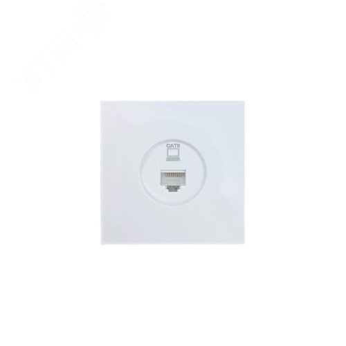 ZIMA Розетка компьютерная Cat 6, механизм, белая Lezard 704-0288-140