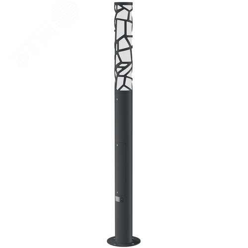 Светильник L-park PILLAR 1,2/30/С/850/03/PKII-71/220AC IP66 VP RAL9005 Муар