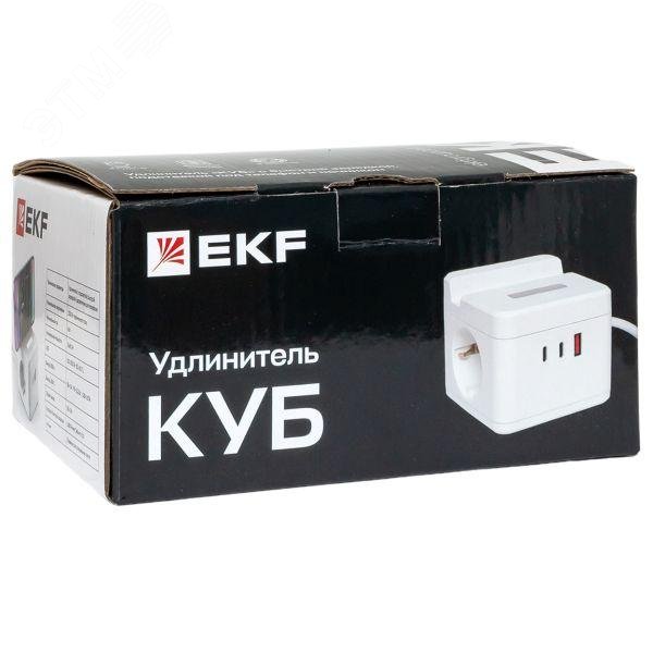 УдлинительКуб 2 гнезда 1USB + 2Type C с быт рой   зарядкой, подставкой под телефон и ночником 1,    3 метра 1мм2"