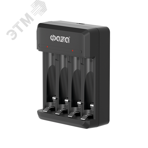 Зарядное устройство для аккумуляторов АА/ААА питание от USB с кабелем CND-4-03 ФАZА